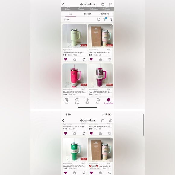 New LIMITED EDITION Stanley Tumbler 30oz Target Valentines Day Pink Sweet Hearts - Picture 13 of 15